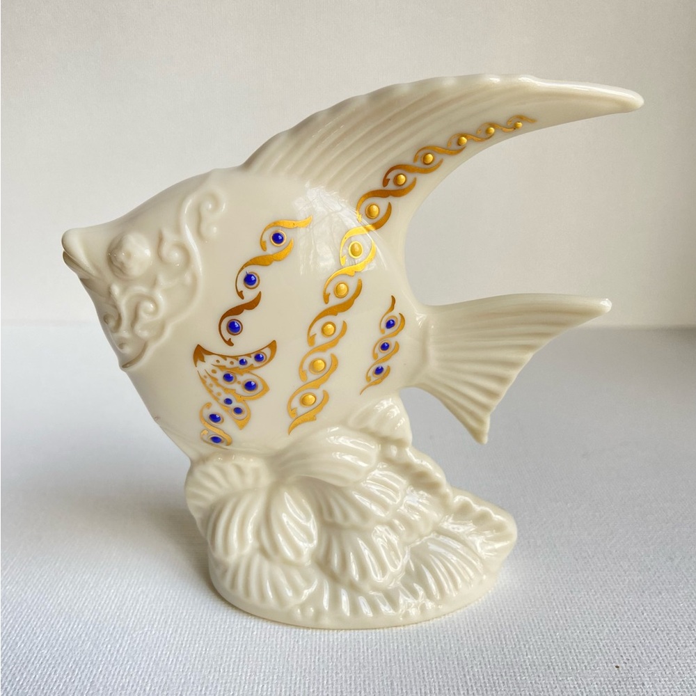 Lenox Angelfish figurine porcelain China Jewels Collection 1993 made in USA